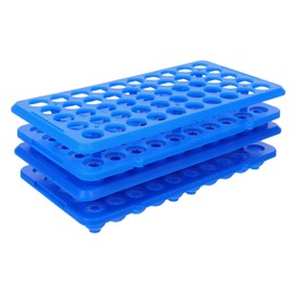 KICHOUSE 2pcs Plastic Test Tube Rack with Stable Vial Organizer for Childrens Science Experiments Portable and Compact Laboratory Stand for Classroom and Home Use