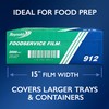Reynolds 912 Foodservice Clear Plastic Wrap Film, 15 inch Width,