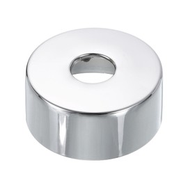 QUARKZMAN Duscharm-Flansch, 2,6" OD 1,18" Dicke Edelstahl-Abdeckplatte für Rohre mit 0,83" Durchmesser Duschkopfarme, Silber