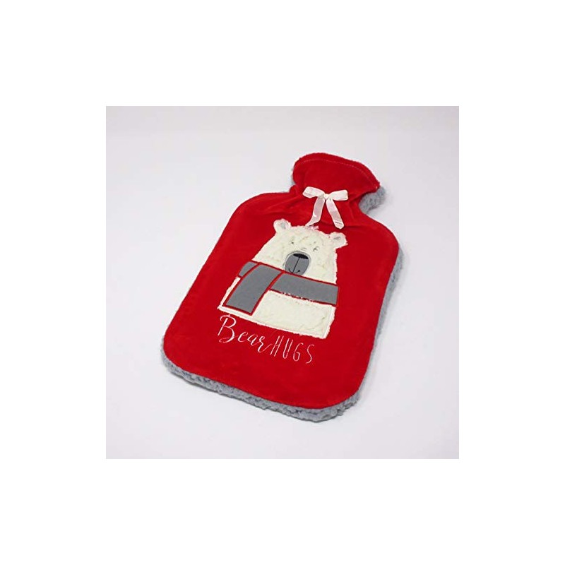 Country Club Thick Sherpa Fleece 2 Litre Hot Water Bottle
