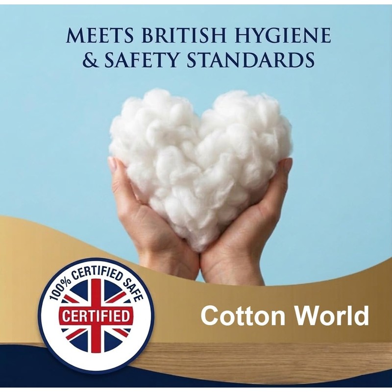 COTTON-WORLD 100% Virgin Polyester Stuffing for Crafts, Soft High Grade