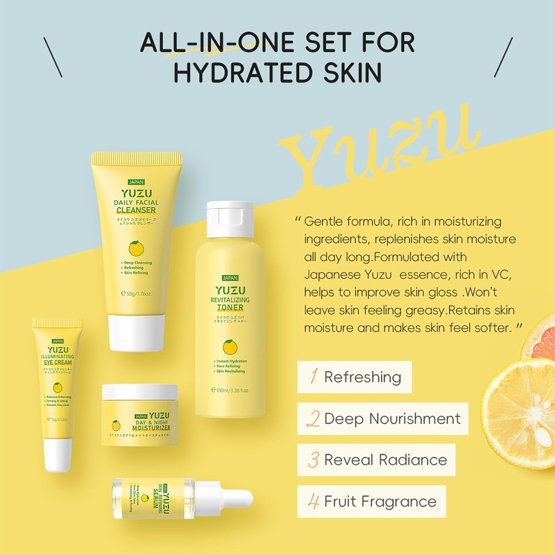 ARCHIDATE Citrus Yuzu Moisturising Care Set