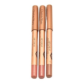 Charlotte Tilbury Iconic Mini Lip Cheat Trio Makeup Gift Set - Pillow Talk Original, Pillow Talk Medium, Iconic Nude