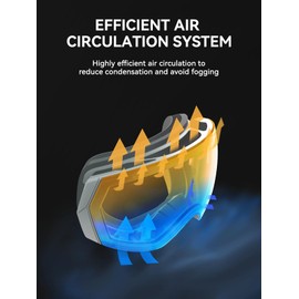 COPOZZ H2 Ski Goggles, Hyperbolic OTG Snow Goggles, Reduce Visual Distortion, UV 400, Snowboard Goggles for Adult Men Women (H2 Set-pink Frame Pink Lens(vlt 13%))