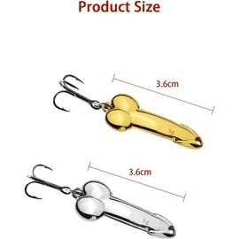 Adfuenom 4pcs Carbide Spinner Bait Fishing Spoons for Freshwater and Saltwater, Casting Spoon Bait for Salmon, Bass, Trout & More, Gold, Silver, Pack of 4