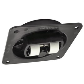 WAGNER ROLLER-MINI MAX Soft Swivel Castor / Countersunk Roller Diameter 21 mm Black Plastic Casing 85 x 100 - Diameter 85 x 19/21 mm Metal Pin Load Capacity 50 kg Made in Germany 01708501