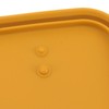 Silicone Bento Lunch Box Rectangle Leakproof 3 Compartment Divided Food