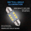 FICBOX Boat Navigation LED Bulb, 12V 31mm Marine Replacement for