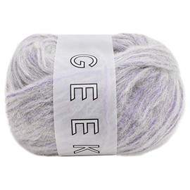 DARUMA 01-5710 Geek Wool Yarn, Col.7, Purple, 1.1 oz (30 g), Approx. 254.4 ft (70 m)