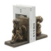 Lukitas Angel Book Ends, Heavy Duty Decorative Bookends, Nonskid Book