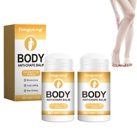 Fengyang 2 x anti-chafing stick, anti-friction cream, anti-chafing thigh stick, anti-chafing stick, thigh rubbing stick, protective balm thigh, anti-chafing stick