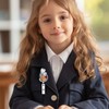 Stethoscope Badge Reel,Cute Flora Acrylic Badge for ID Card Badge,Fun