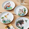 West Elm Dapper Animal Porcpine Salad Plate Individual - Each