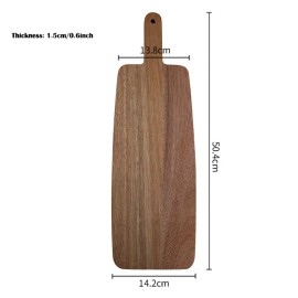 Wholesale 12 Pack Wooden Charcuterie Board Set with Handle and Golden Cheese Knives for Laser Engrave Blankscolor: gold, size: 19.8x5.5x0.6inch