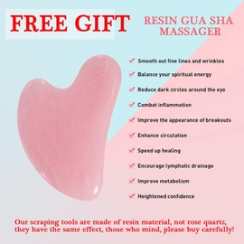 Rodillo de hielo y Gua Sha para cara, ojos y cuello, rodillo de hielo de belleza facial y herramienta facial Gua Sha, cuello para iluminar la piel y mejorar tu brillo natural (rosa)