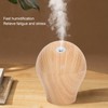 Mini Air Humidifier Rechargeable Aromatherapy Diffuser Night Light Desktop Mist