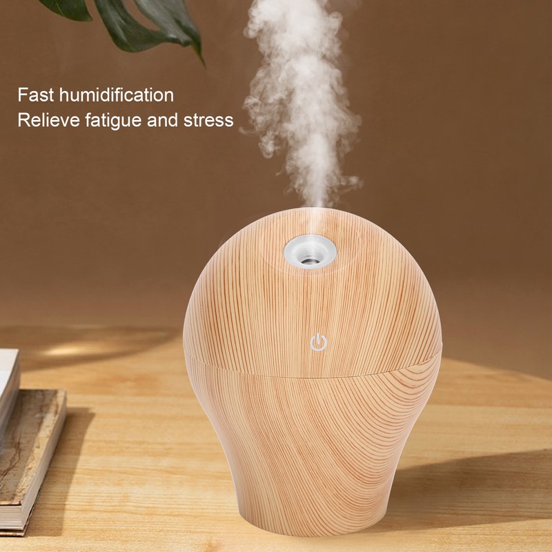Mini Air Humidifier Rechargeable Aromatherapy Diffuser Night Light Desktop Mist