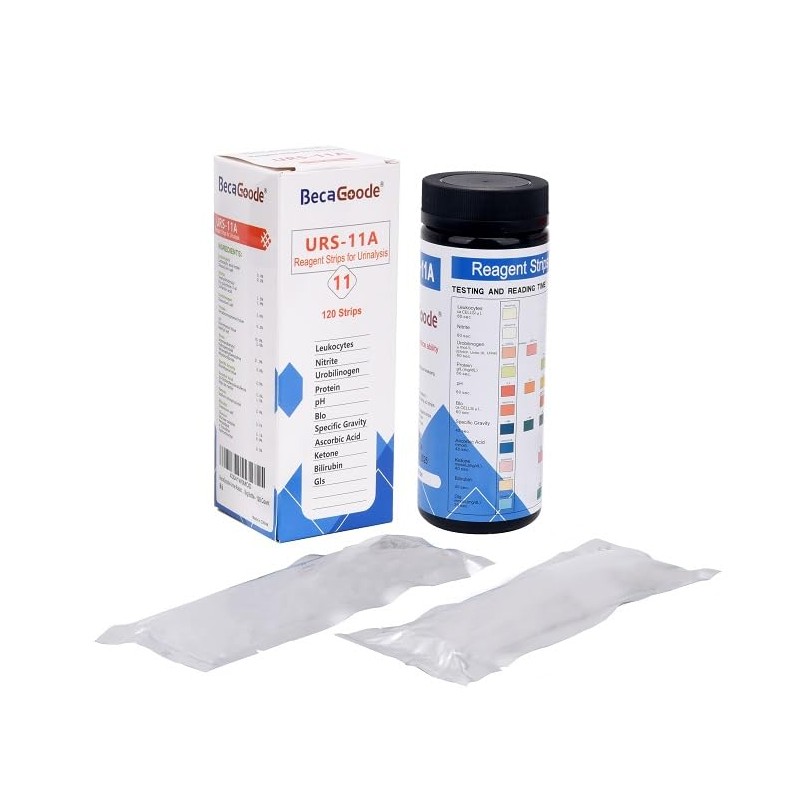 BecaGoode-Urine Rapid Test-Strips 11 Parameters, UTI Test Kit, Liver Function,