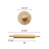 Thunder Group Wooden Rolling Pin