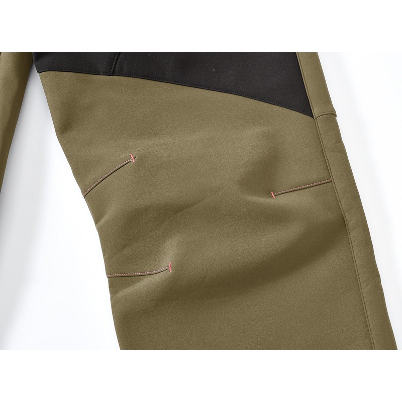 YSENTO Men's Skiing Pants Waterproof Windproof Fleece Lined Hiking Cargo