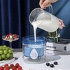 Sarini Yogurt Strainer for Yogurt, Reusable Yogurt Filter with Lid