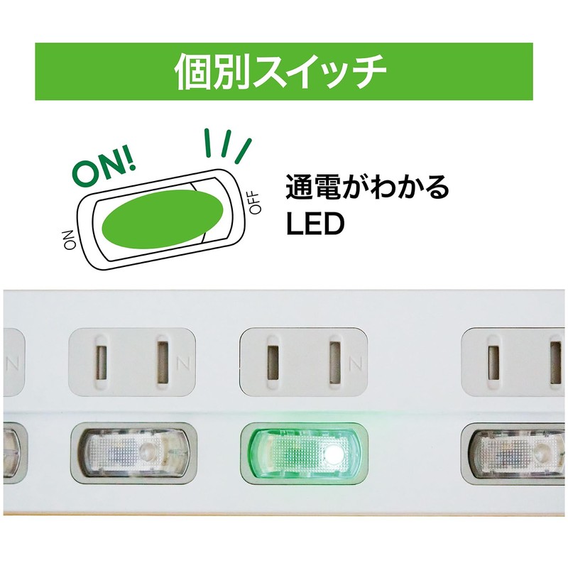 EXHEART ETA-KS615RD Tap with Individual Switch (1.5m / AC x