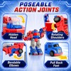 iPlay, iLearn Kids Magnetic Transform Robot Toy, Toddler Construction Truck