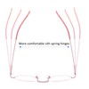 MMOWW 3 Pack Half Frame Reading Glasses for Women Men