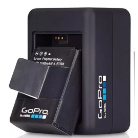 GoPro Original OEM GoPro Dual Battery Charger for HERO3+/HERO3 AHBBP-301 With Cable