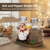 Salt Shaker,Chef Statue Salt Pepper Bottle Holder Ornaments Home Decor