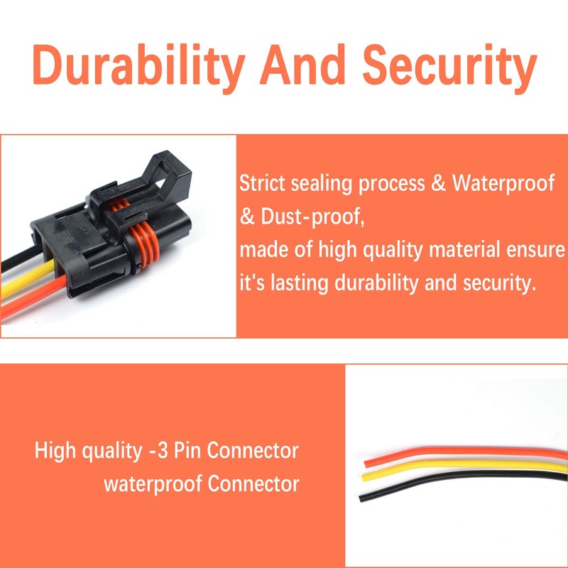 Pulse Power Plug Pigtail Connector Compatible with 2018 2019 2020