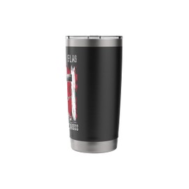 We Stand for the Flag We Kneel for the Cross Stainless Steel Insulated Tumbler