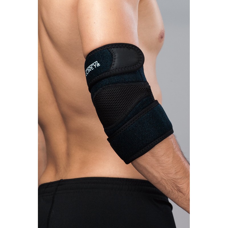 LOREY EL08005 Neoprene Elbow Support with Two Velcro Fasteners