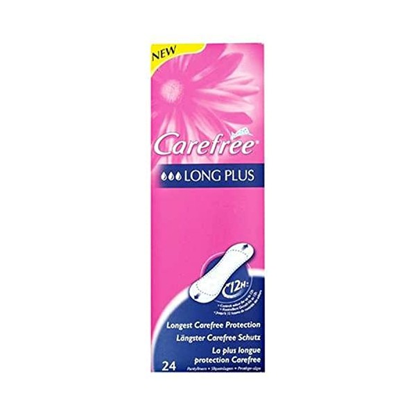 Carefree Panty Liners Maxi Long Plus 24