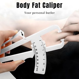 Body Fat Measurement Device,Body Fat Caliper with Body Fat Percentage Measure Chart