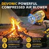 DEVONIC Leaf Blower Cordless - Lightweight Electric Handheld Blower with
