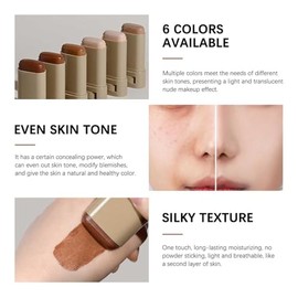 Timlife Unidades Base Maquillaje Barra Bálsamo Belleza Sérum Tinte Piel Potenciado 2025 Esencia Hidratante Portátil