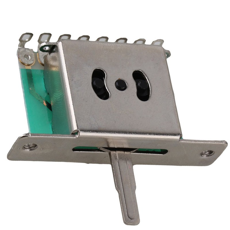 Yibuy Silver 5-Way Guitar Pickup Selector Switch for Guitar