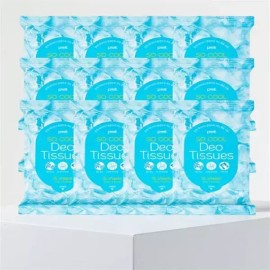 땀닦는 물티슈 쿨링 프레쉬 여름 시트 얼굴 휴대용 티슈 15매입 12개 Sweat Wiping Cooling Fresh Summer Face Wipes 15 Sheets 12 Packs [12 items]