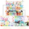 2 Tier Stuffed Animal Storage Shelf Net, 35x30'' Large Plushie