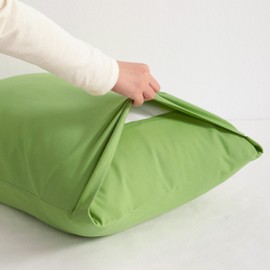 Organictune Pillow Cases King Size Set of 2 Microfiber Pillowcases Shrinkage and Fade Resistant Pillow Covers with Envelope Closure（Sage Green,20x40 Inches）