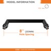CKB 8" Shower Door Handle, Stainless Steel Shower Door Pull