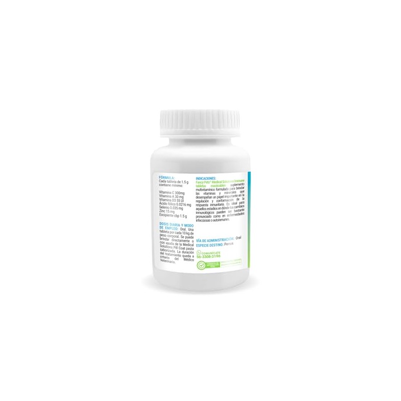 Fancy Pets MS Immune Tabletas Masticables para Perros – Suplemento