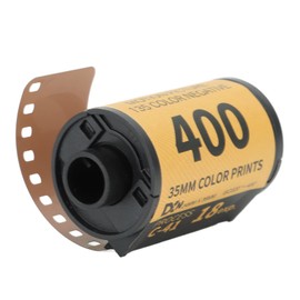 Color Negative Film, ISO 320‑400 Professional 35mm Roll Film, HD Colour Print Camera Color Negative Films, Get Vintage Photos (18 Sheet)