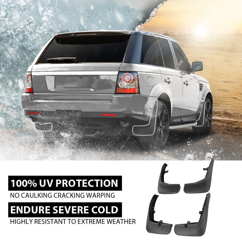 G-PLUS 4PCS Mud Flaps Splash Guards Mudguards Mudflaps with Hardware