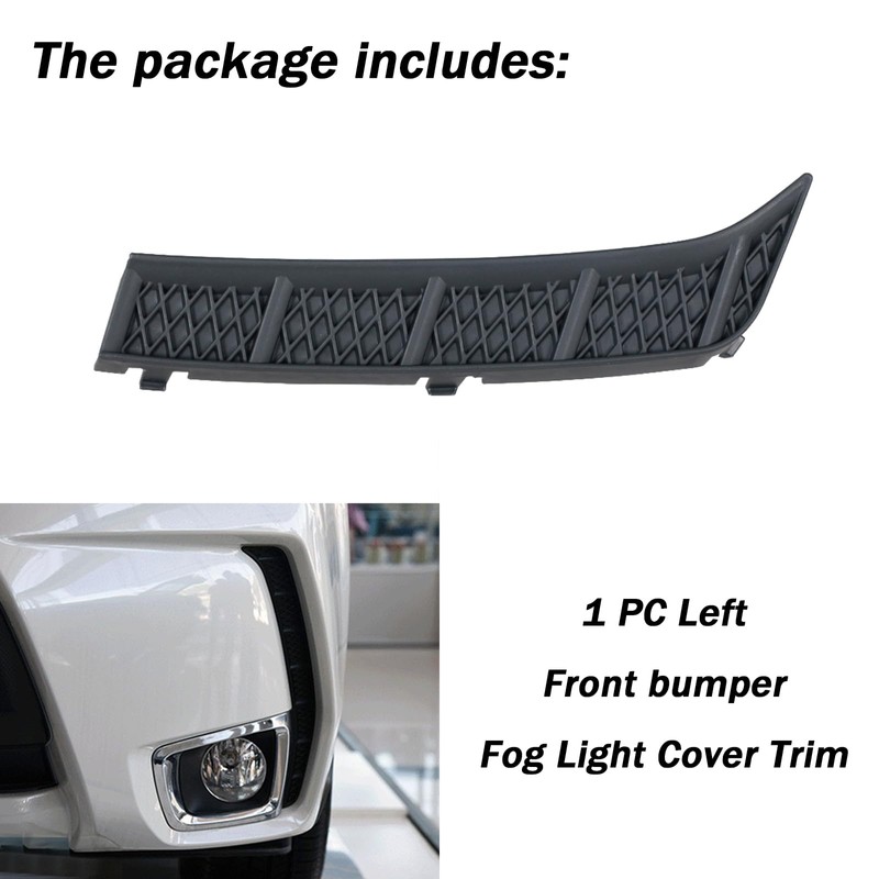 JESYMBX For Subaru Forester 2014-2019 Front bumper Fog Light Bezel