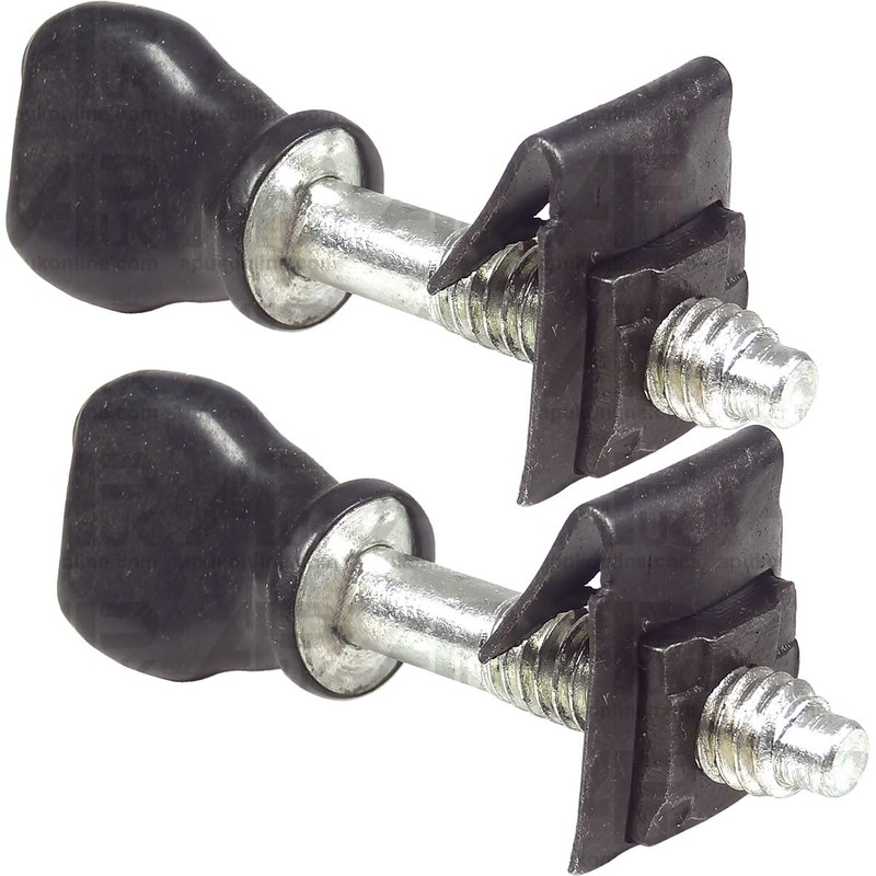 APUK 2x Grille Screw & Clips Replacement for Ford 2000