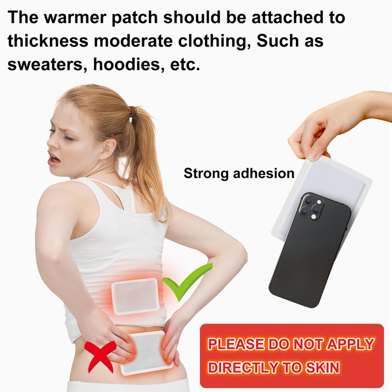 20 Pack Body Warmer Heat Patches, Lasting 10 Hours, 5.12