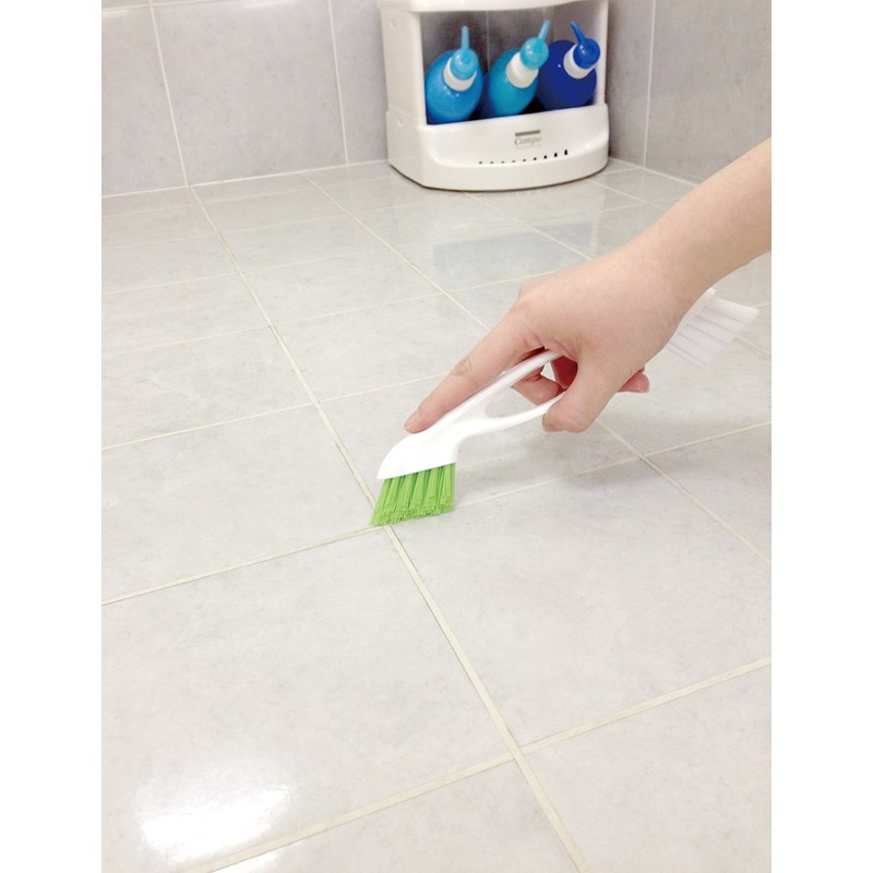 Towa Sangyo Bathroom Wash, Easy to Grip, Grout Cleaning Brush