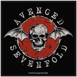 Avenged Sevenfold Distressed Skull Unisex Patch multicolour, 100% polyester,